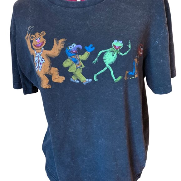 The Muppet Show - CHARCOAL DISTRESSED WASH -  T Shirt - Medium - Picture 8 of 12